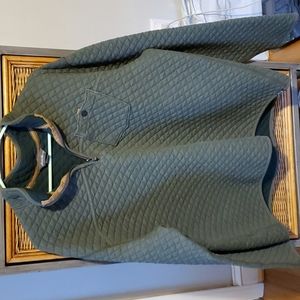 Eddie Bauer 1/4 zip quilted pullover